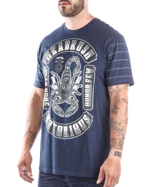 HEADRUSH-BLUE-TEE-THE-CRAWL