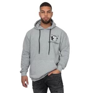 Rien-a-Foutre-Heather-Grey-Hoodie