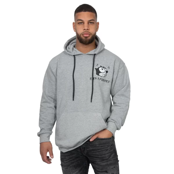 Rien-a-Foutre-Heather-Grey-Hoodie