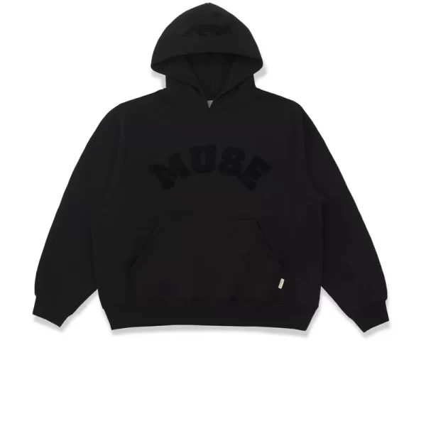 Heavyweight-Chenille-Hoodie-Coal-Black